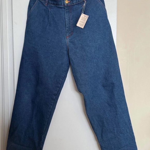 Big Bud Press Women's Straight Leg Jeans in Deep Blue - Picture 3 of 6